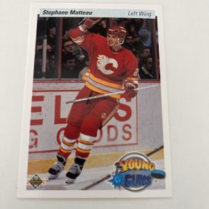 1990-1991 Upper Deck Stephane Matteau #535 Youbg Guns