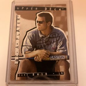 1994-95 Upper Deck Hockey Be A Player Signatures Dave Reid #103 Auto