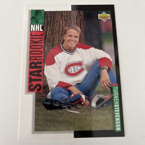 1993-94 Upper Deck Star Rookie TURNER STEVENSON #248 Montreal Canadiens