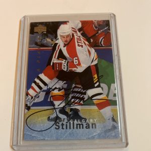 1995-96 Be A Player AUTO  Hockey Card Cory Stillman Auto Calgary Flames #S132